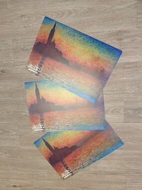 Monet inspired by St. George art Placemats set of 3